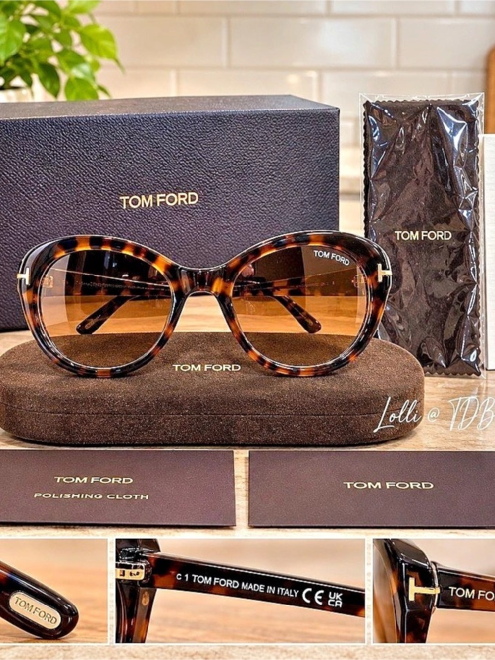 Tom Ford Tortoiseshell Sunglasses
